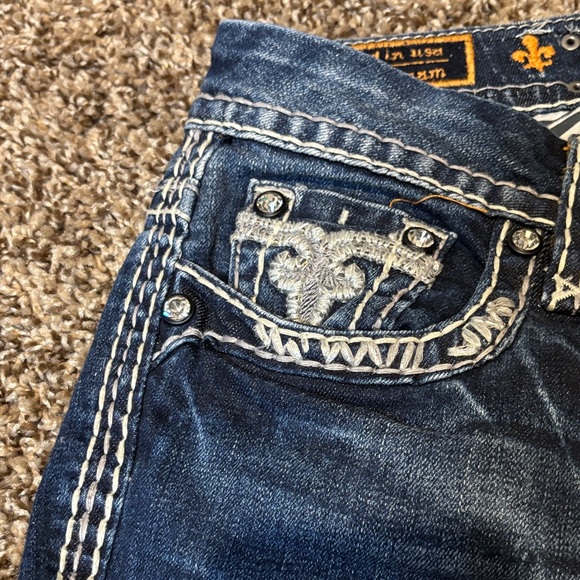 Rock Revival Dark Blue Boot Cut Jeans - Picture 6 of 12